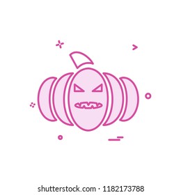 Halloween icon design vector