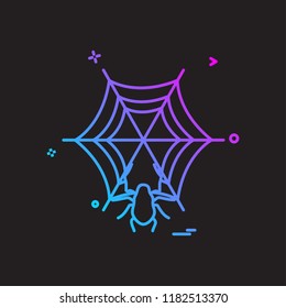 Halloween icon design vector