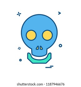 Halloween icon design vector