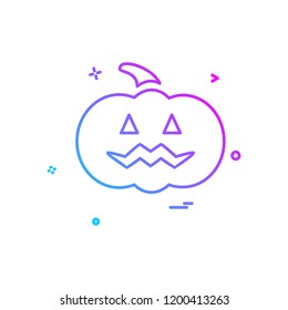 Halloween icon design vector