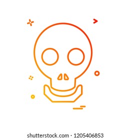 Halloween icon design vector