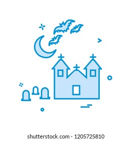 Halloween icon design vector