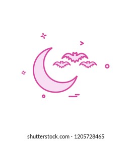 Halloween icon design vector