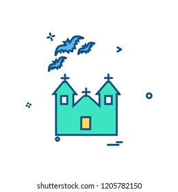 Halloween icon design vector