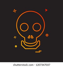 Halloween icon design vector