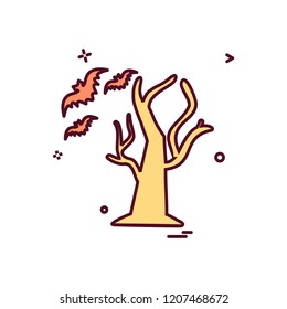 Halloween icon design vector
