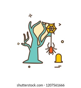 Halloween icon design vector