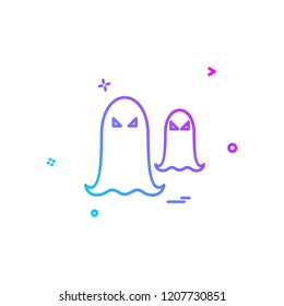 Halloween icon design vector