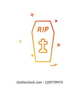 Halloween icon design vector