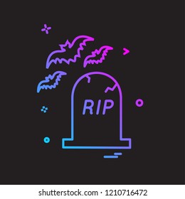 Halloween icon design vector