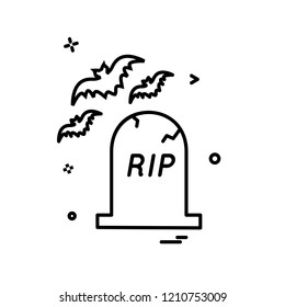 Halloween icon design vector
