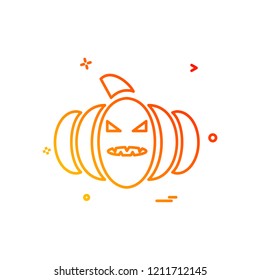 Halloween icon design vector