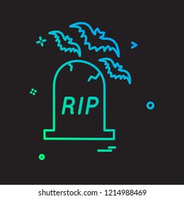 Halloween icon design vector
