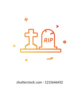 Halloween icon design vector