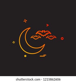 Halloween icon design vector