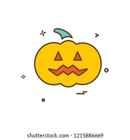 Halloween icon design vector