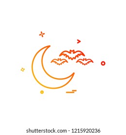 Halloween icon design vector