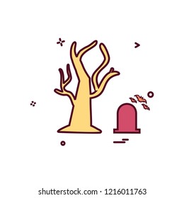 Halloween icon design vector