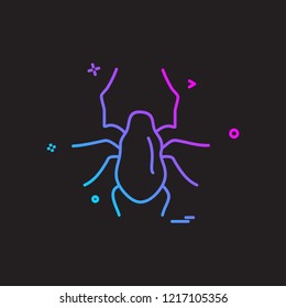 Halloween icon design vector