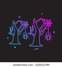 Halloween icon design vector