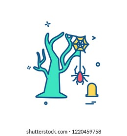 Halloween icon design vector