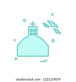 Halloween icon design vector