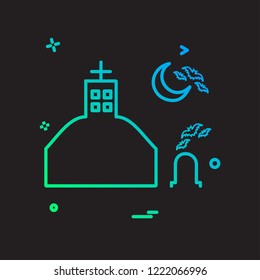 Halloween icon design vector