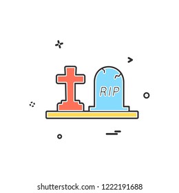 Halloween icon design vector