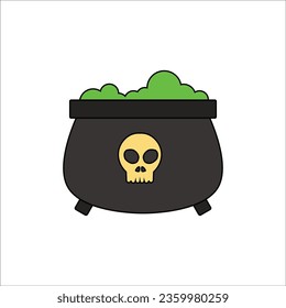 Halloween icon fill line icon vector illustration