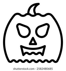 Halloween icon illustration in line style. Perfect for website mobile app presentation. Suitable for any user interface and user experience