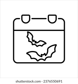 Halloween icon isolate white background vector stock illustration