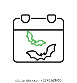 Halloween icon isolate white background vector stock illustration