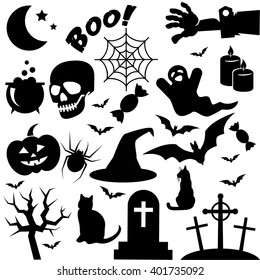 Halloween icon isolated on white background. Vector art.