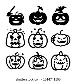 Halloween icon isolated sign symbol vector illustration - Collection of high quality black style vector icons
