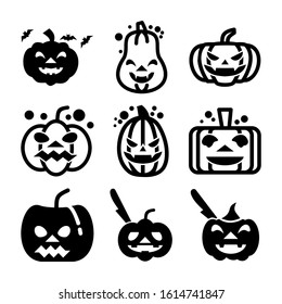 Halloween icon isolated sign symbol vector illustration - Collection of high quality black style vector icons
