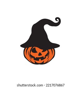halloween icon logo vector design template