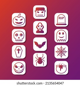 Halloween Icon Pack For your business or merchandise