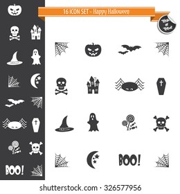 Halloween Icon Set - 16 ICON SET