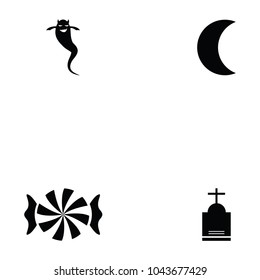halloween icon set