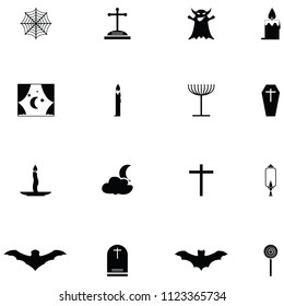 halloween icon set