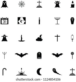 halloween icon set