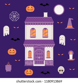 Halloween icon set 