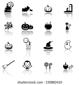 Halloween icon set