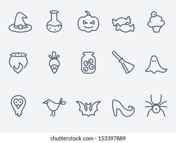 Halloween icon set