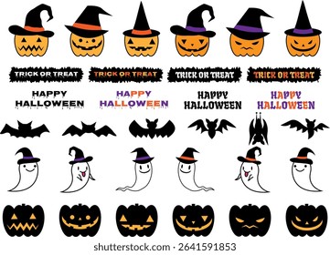 It is Halloween icon set.