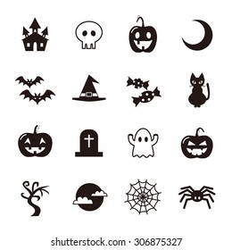 Halloween icon set