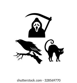 Halloween icon set