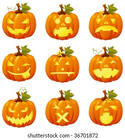 Halloween icon set