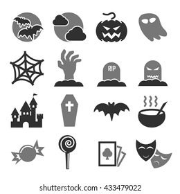 Halloween icon set