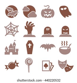 Halloween icon set